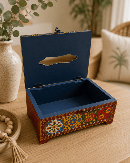 Wooden Tissue Box - Heritage