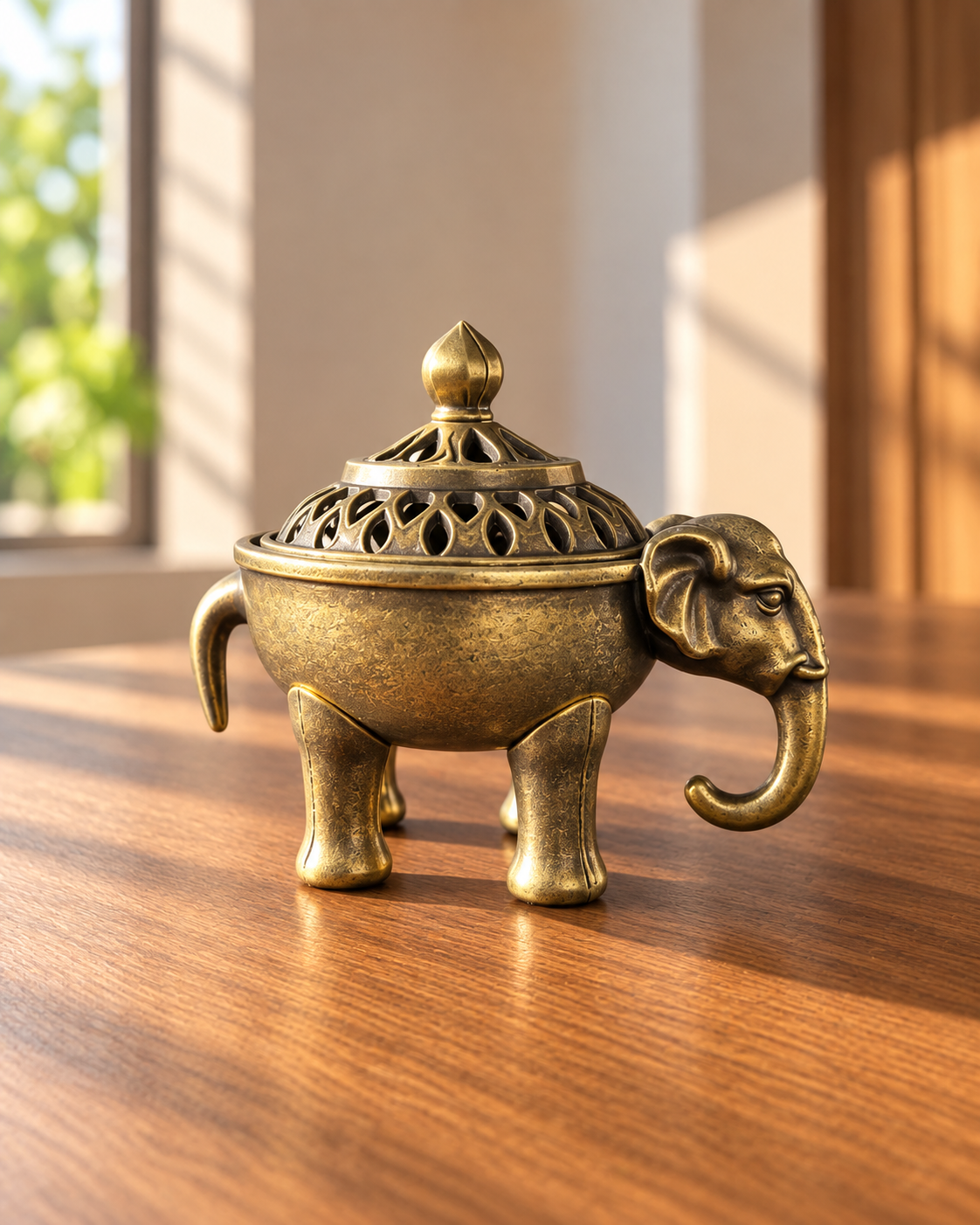 Metal Incense Burner - Elephant Shape