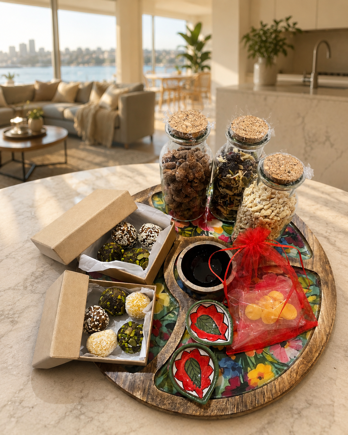 Diwali Hamper - Round Platter Thali