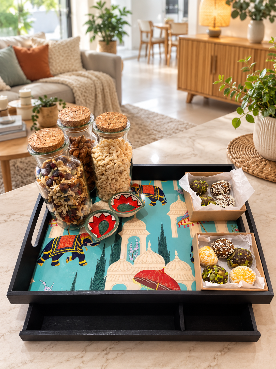 Diwali Hamper -  Rectangle Drawer Tray