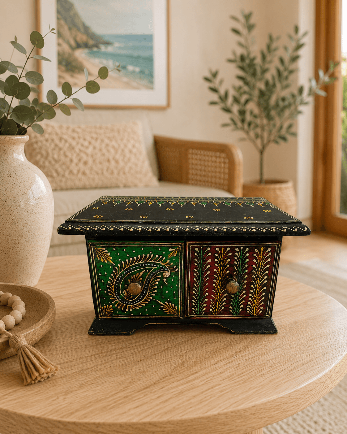Wooden Storage Box – Two Drawer Classic