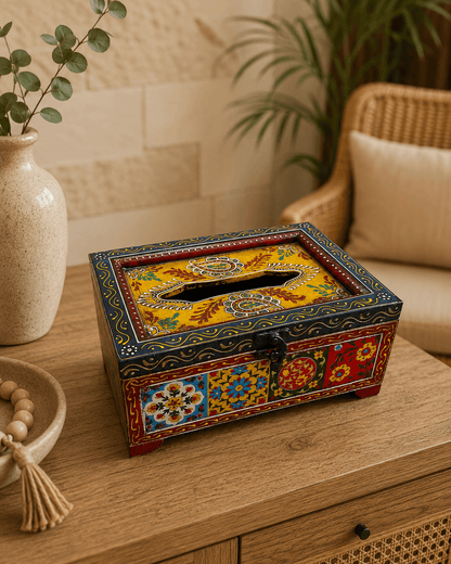 Wooden Tissue Box - Heritage