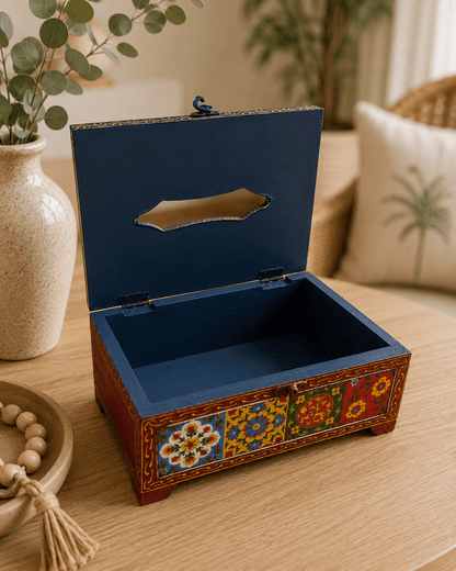 Wooden Tissue Box - Heritage