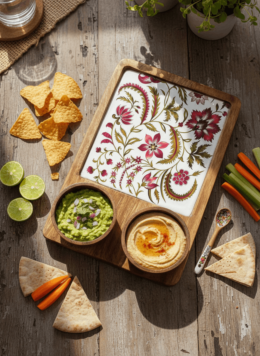 Double Bowl Platter