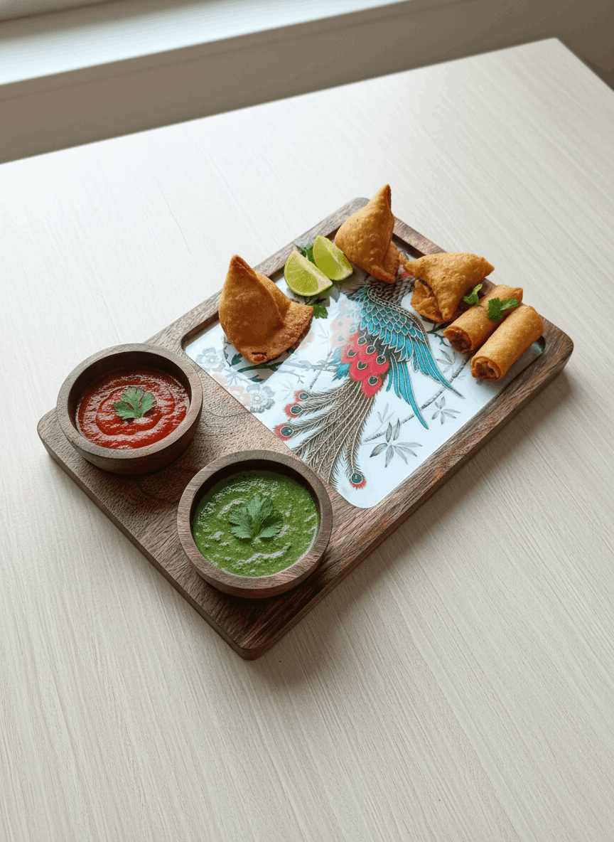 Double Bowl Platter