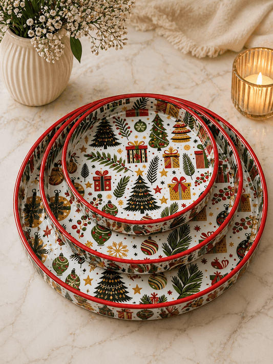 Christmas Tree Pattern Set of 3