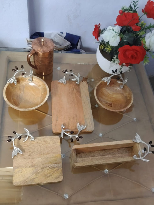 Metal Platter Set
