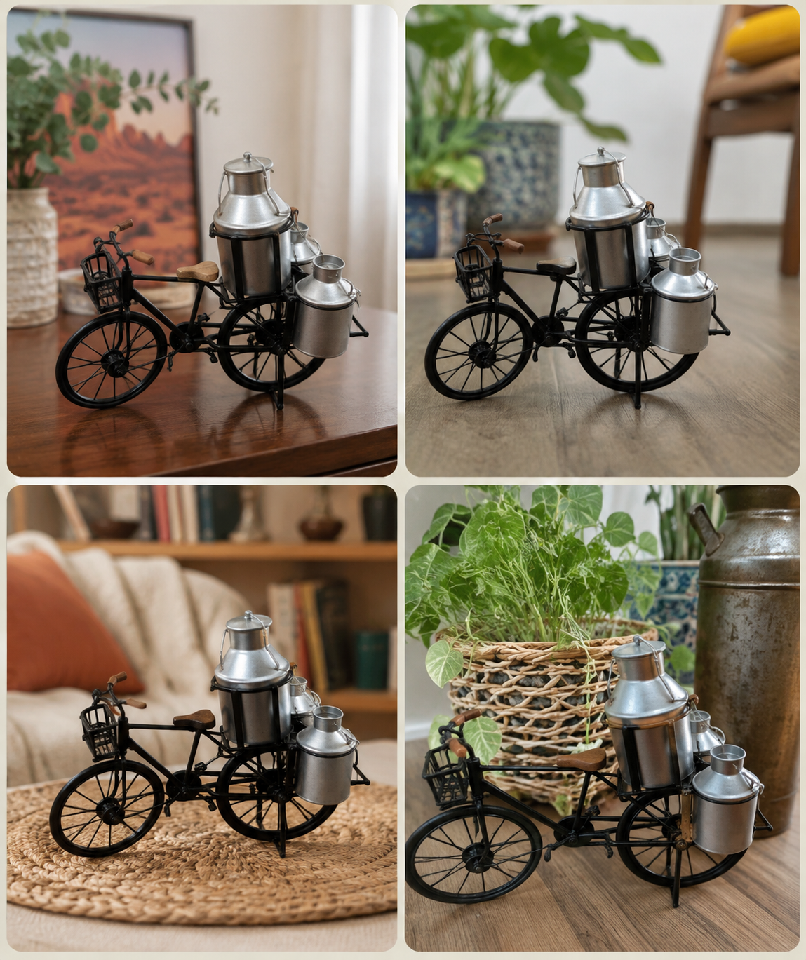 Milk Can Cycle - Silver