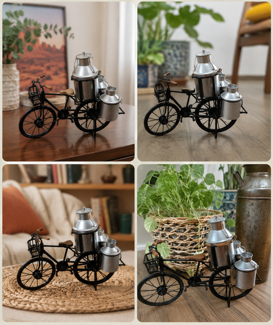Milk Can Cycle - Silver