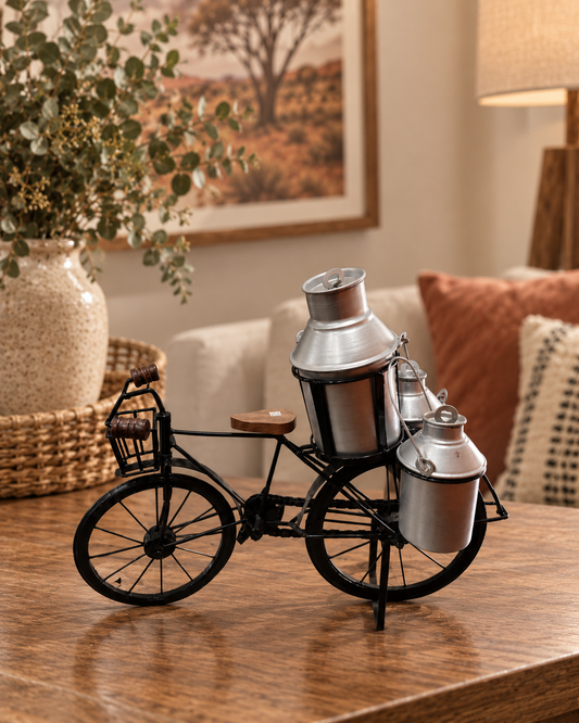 Milk Can Cycle - Silver