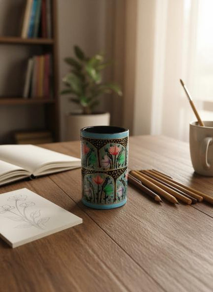 Paper Mache Pen Holder