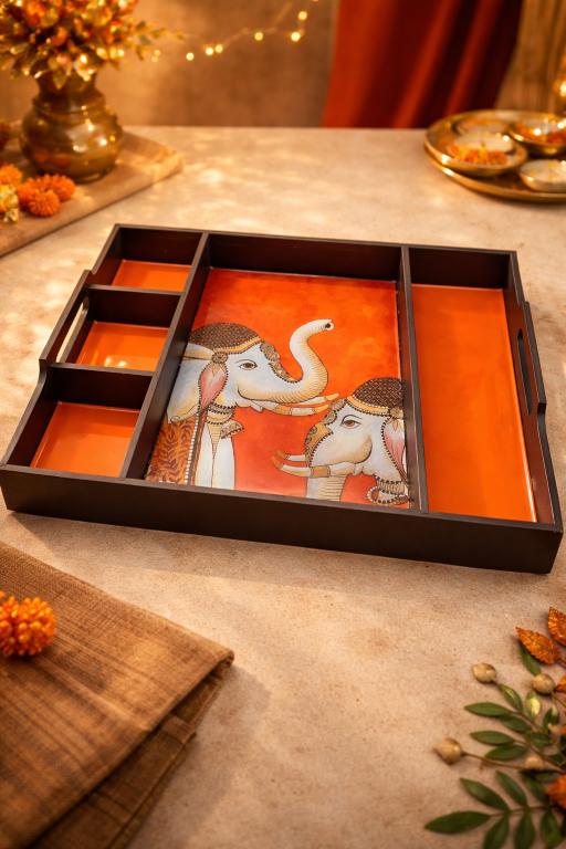 Wooden Partition Tray
