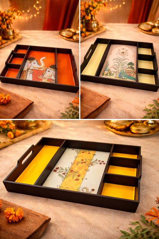 Wooden Partition Tray